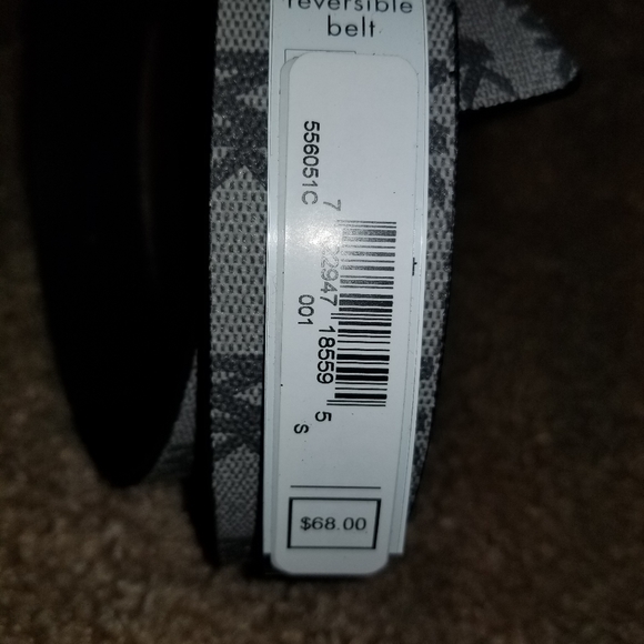 Women's MK belt small Grey black white - Picture 2 of 8